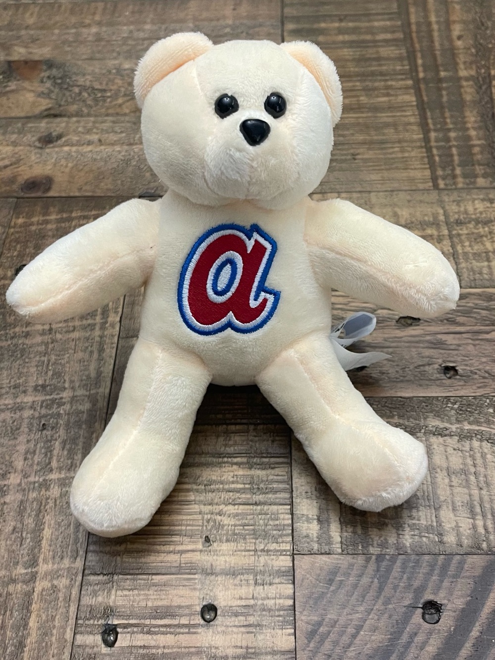 officially licensed Atlanta Braves Plush Teddy Bear manufactured by FOCO